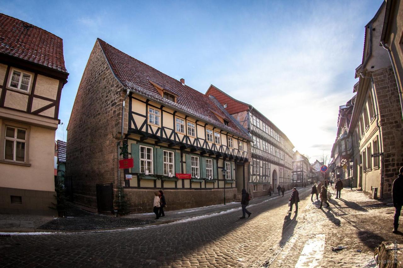 Himmlischer Hof - Juwel Von 1477, Terrasse, Kamin, P, Oeko, Denkmal 奎德林堡 外观 照片